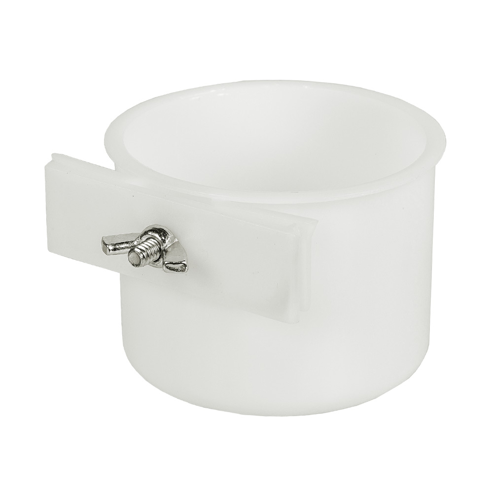 Caneca Plástica Jel Plast Pet Piu com Suporte Borboleta para Papagaio - 125ml