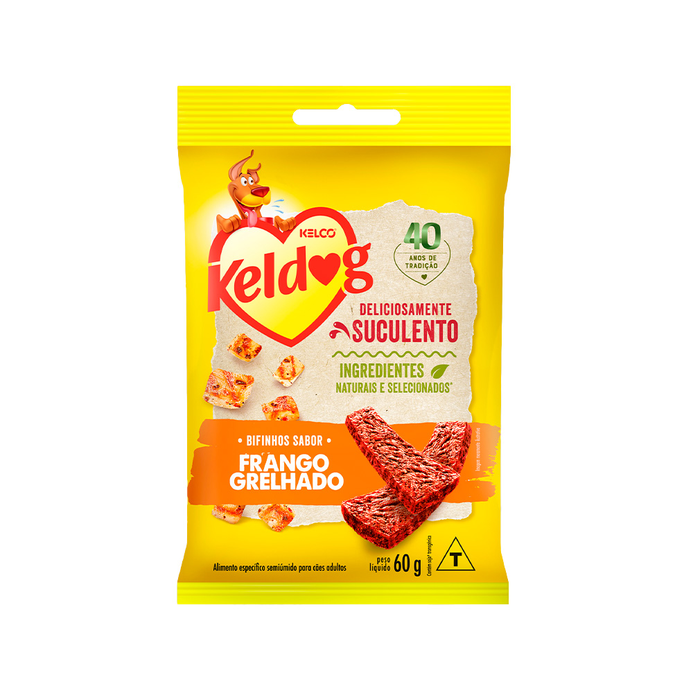 Bifinho Keldog Frango Grelhado para Cães