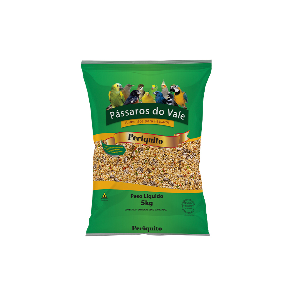 Alimento Pássaro do Vale Periquito
