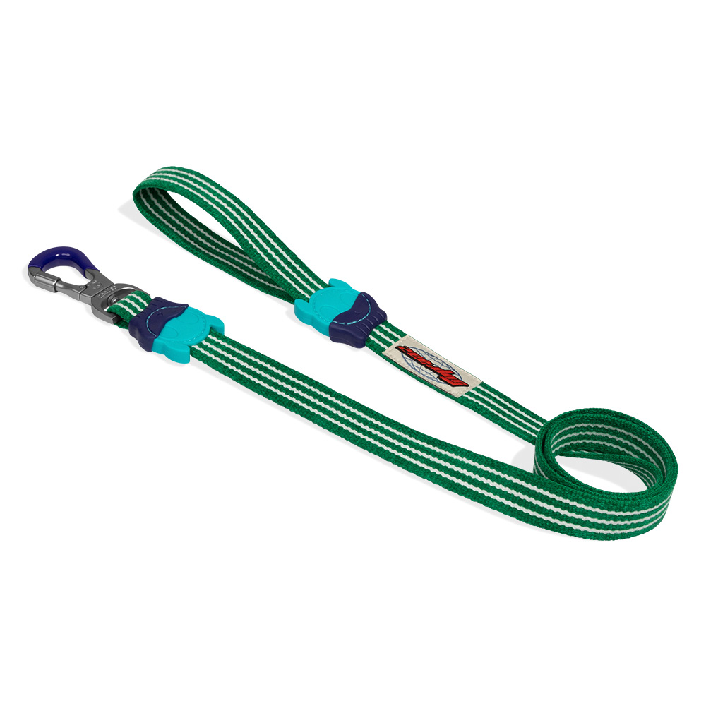 Guia Zee.Dog Velvet Vibes Vert para Cães