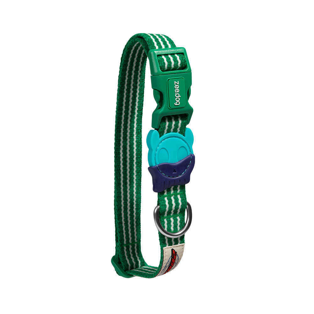 Coleira Zee.Dog Velvet Vibes Vert para Cães