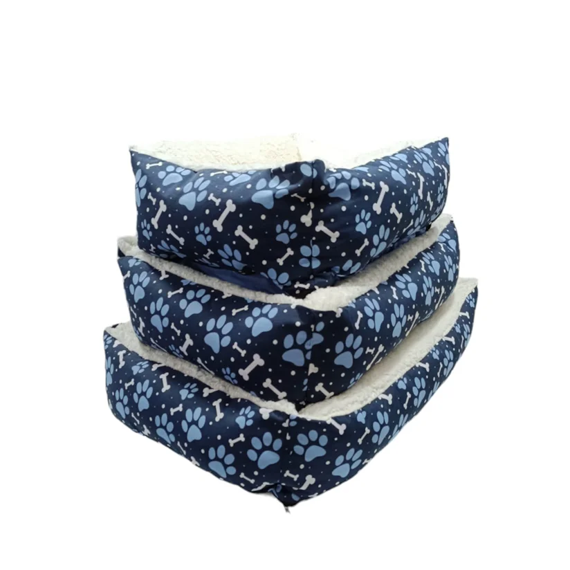 Cama para Cães e Gatos CamaPet Ossinho Ovelha Azul Tamanho P