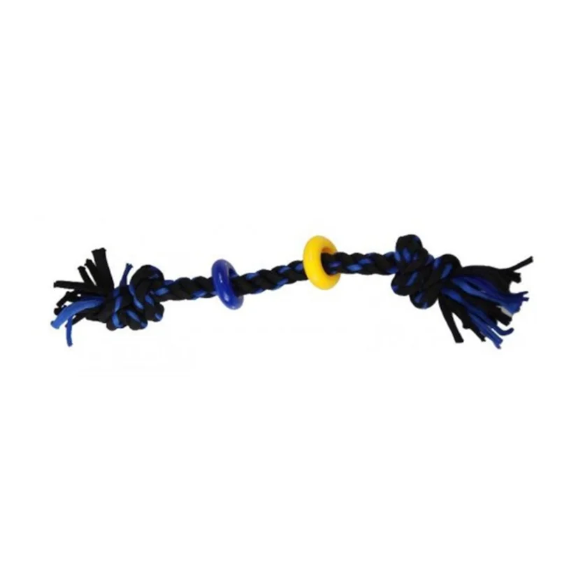 Brinquedo Mordedor Corda Preta Napi 42cm