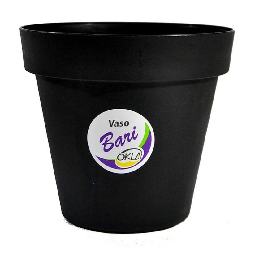 Vaso Bari Preto Okla 700g