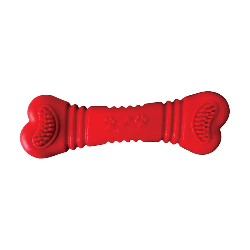 Brinquedo Osso Cães Furacão Pet Bone Borracha G