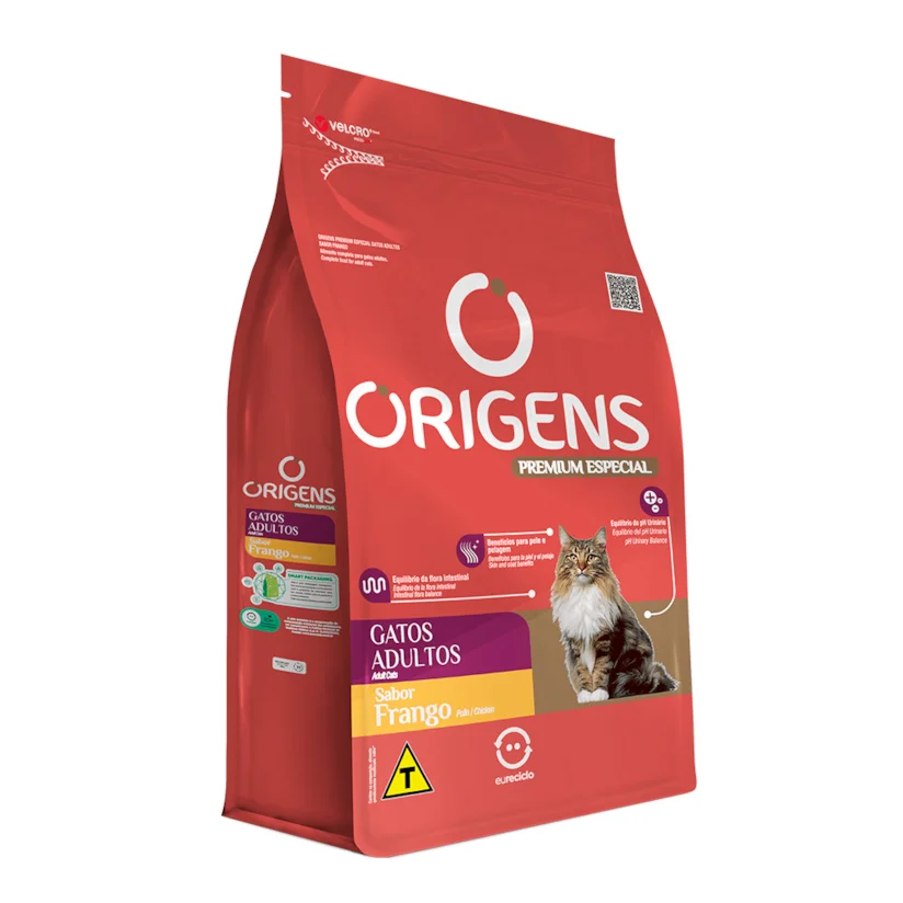 Ração Origens Gatos Adultos Frango 3kg