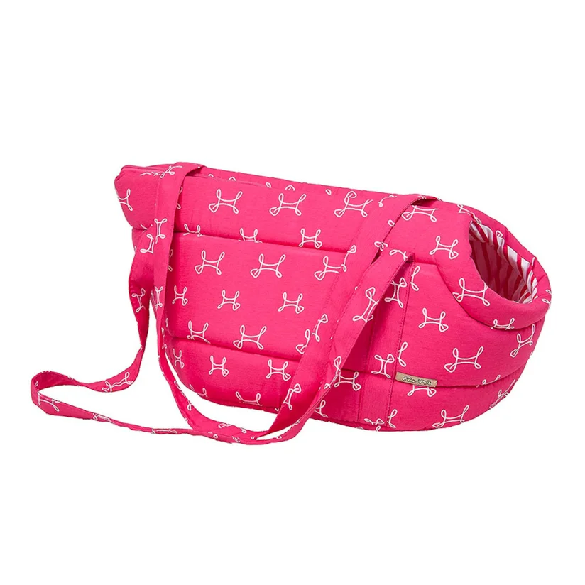 Bolsa Cães e Gatos Fábrica Pet Munique Pink M