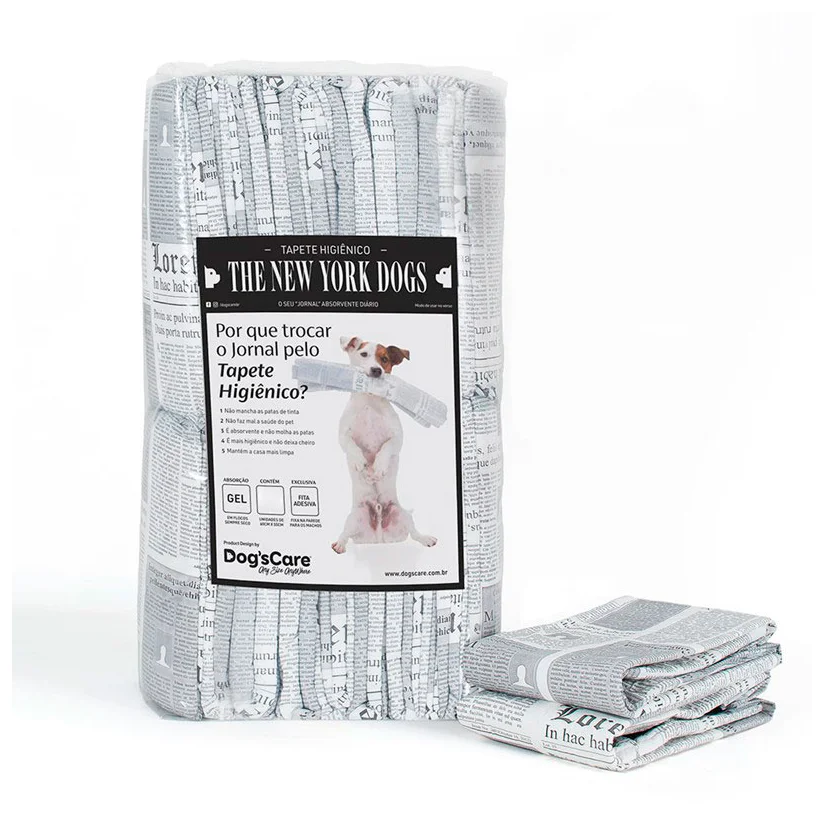 Tapete Higiênico Cães The New York Dogs 60X55 50 Unidades