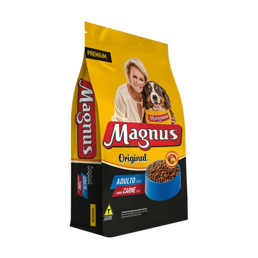 Ração Magnus Premium Cães Adultos Carne 15kg