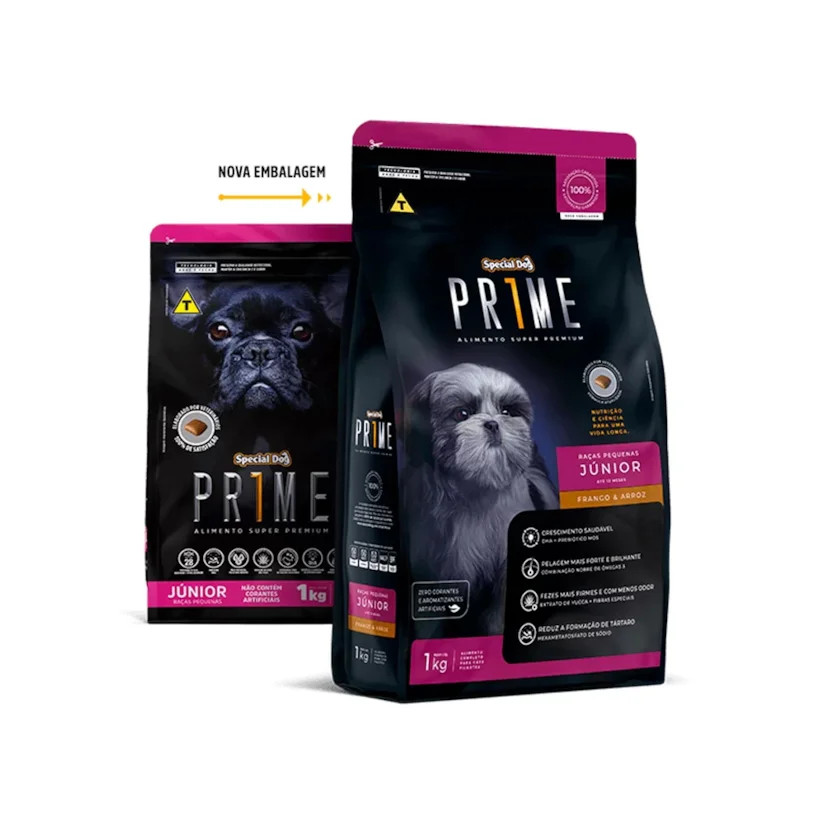 Ração Cães Special Dog Junior Prime Raças Pequenas 10,1kg