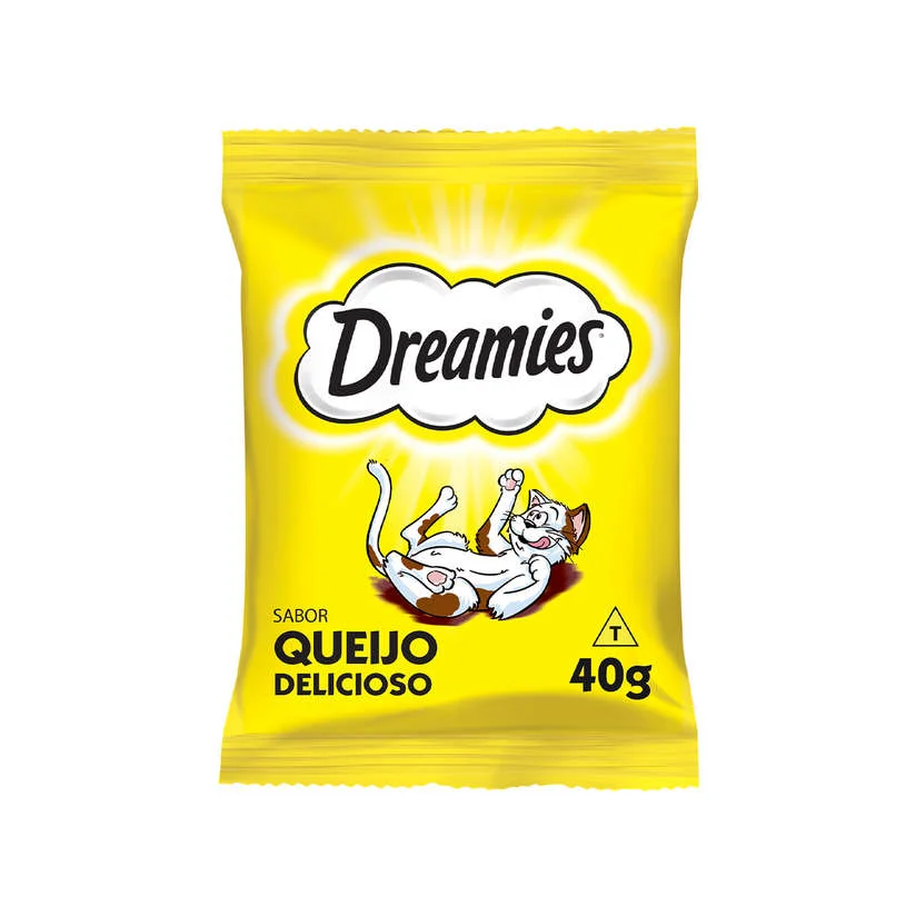 Petisco Dreamies Gatos Adultos Queijo 40g