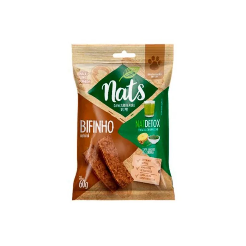 Bifinho Cães Nats Natural NatDetox 60g
