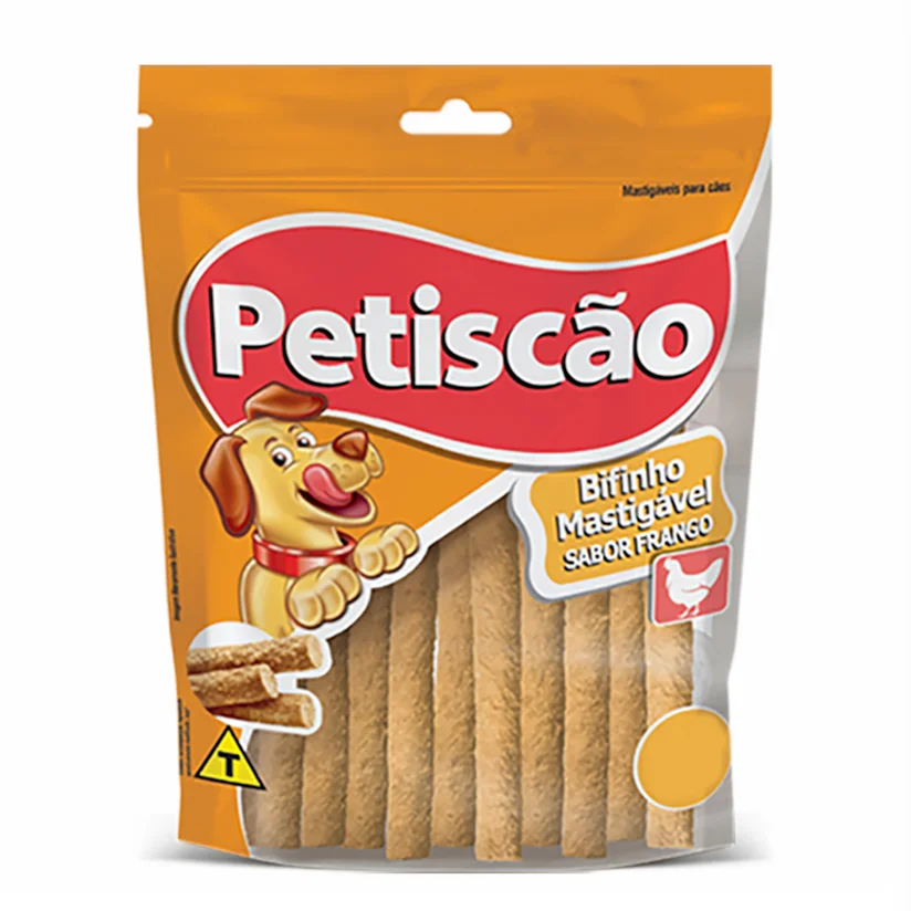 Bifinho Cães Petiscão Tablete Palito Mastigável de Frango 1kg