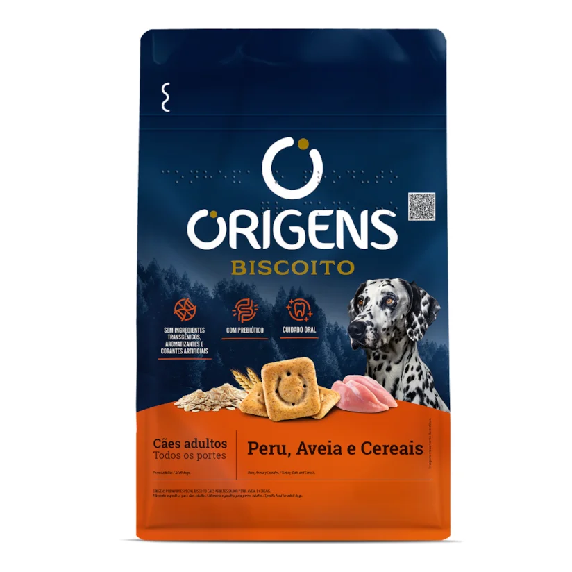Biscoito Origens Cães Adultos Peru 400g
