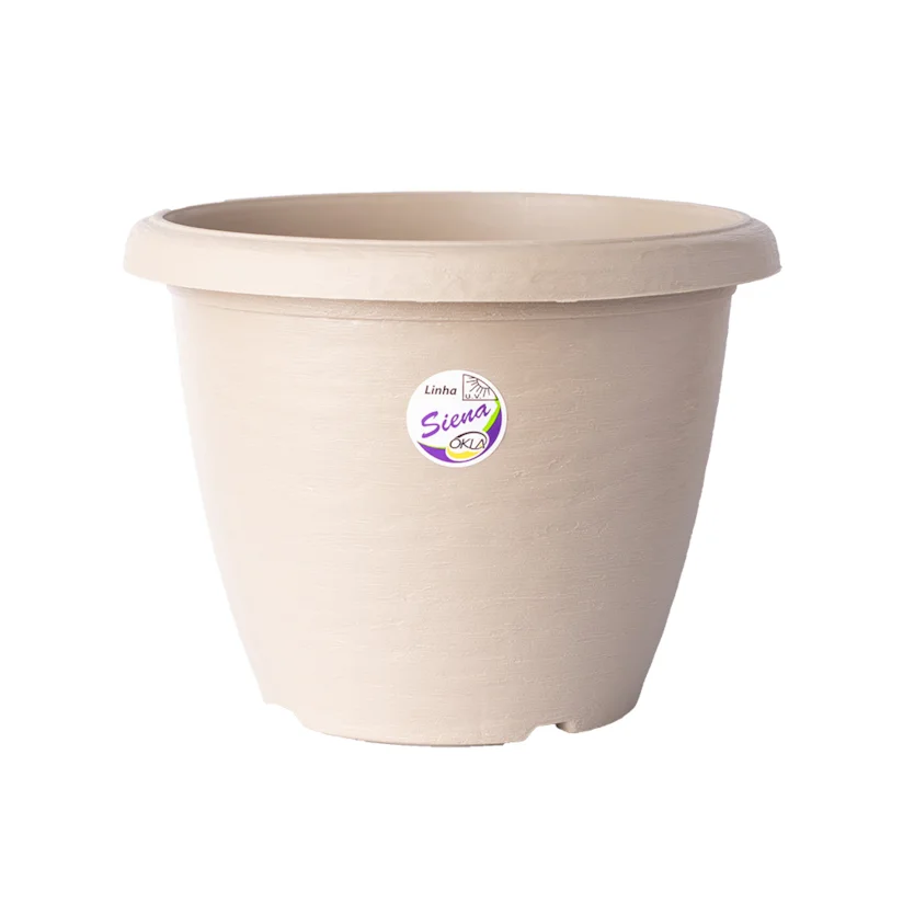 Vaso para Plantas Cinza Taupe 10L