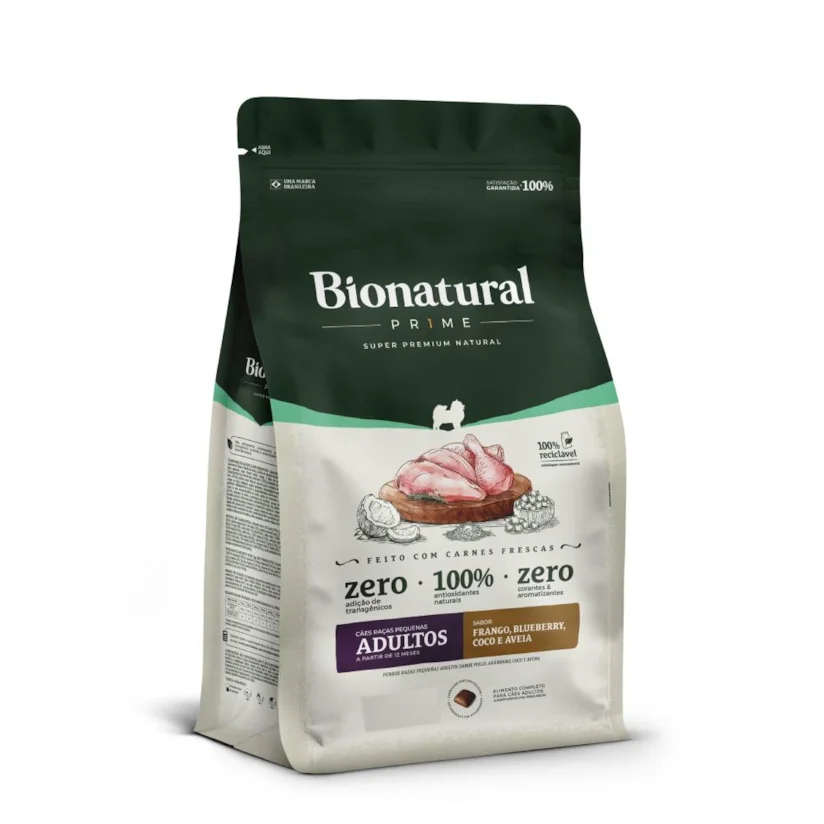 Ração Special Dog Bionatural Prime Raças Pequenas Adultos Frango 2,5Kg