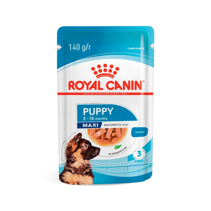 Ração Cães Royal Canin Umida Maxi Puppy Sachê 140g
