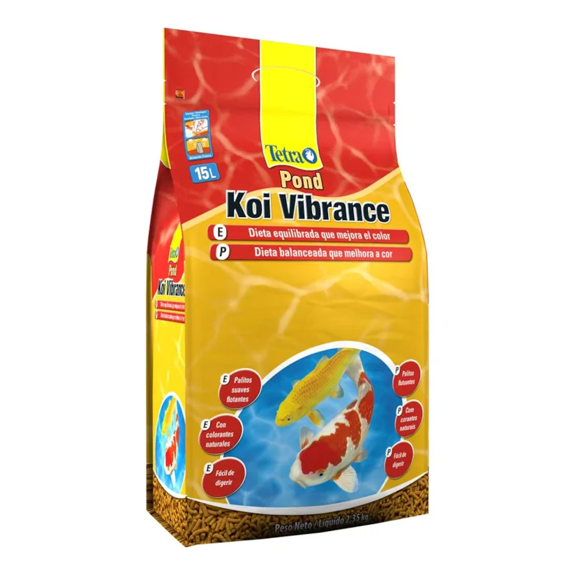 Ração Para Peixes Tetra Pond Koi Vibrance 2,3Kg