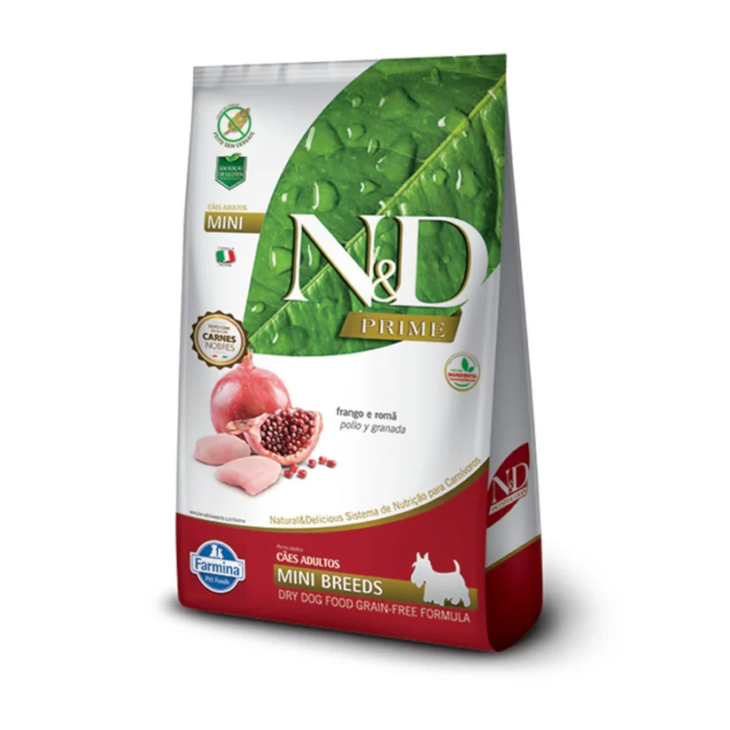 Ração N&D Prime Cães Adultos Raças Pequenas Frango 800g