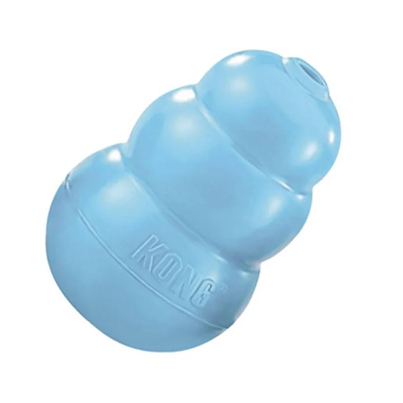 Brinquedo Interativo Cães Kong Puppy Azul xSmall Kp4