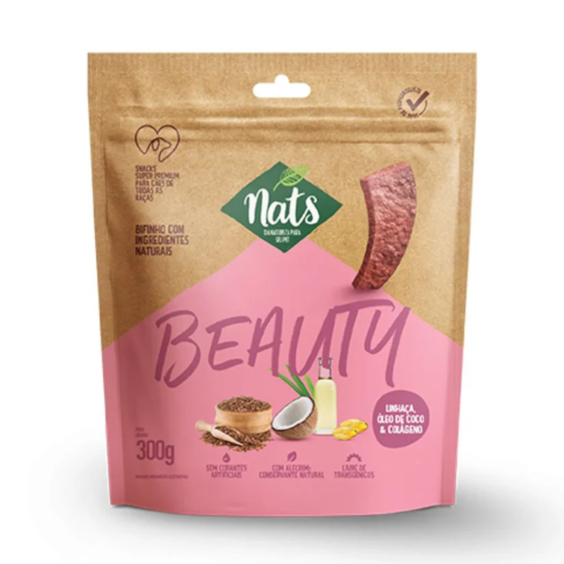 Bifinho Cães Nats Natural Natbeauty 300g