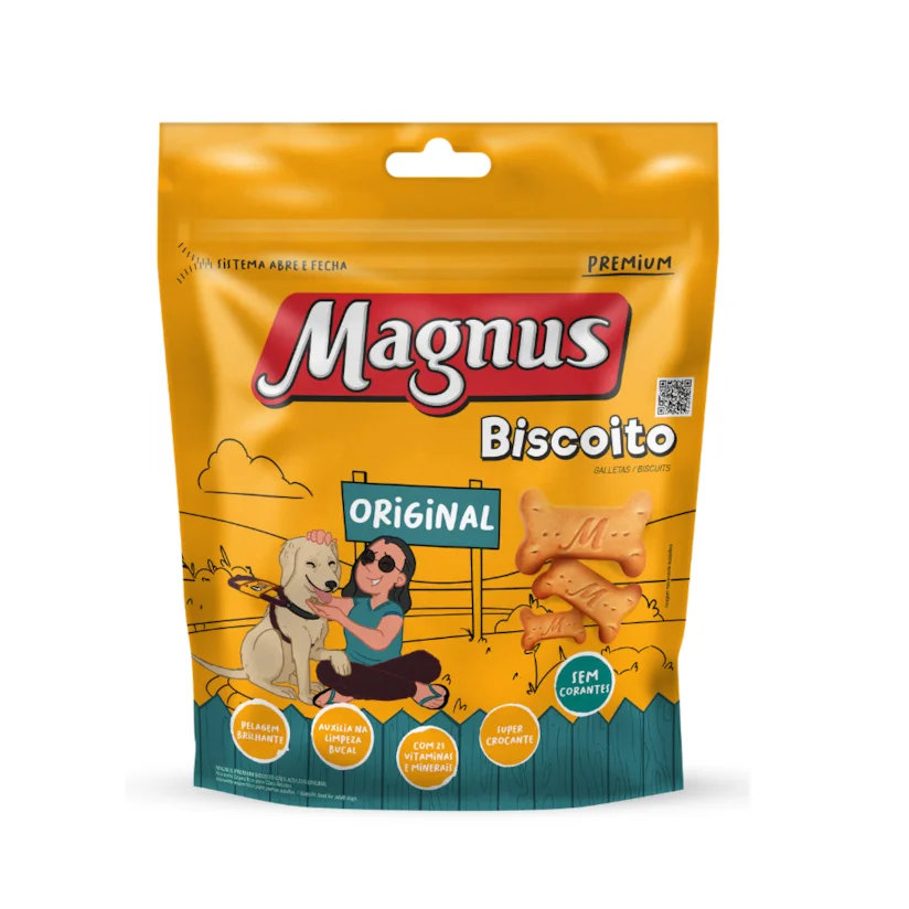 Biscoito Magnus Original Cães 1kg